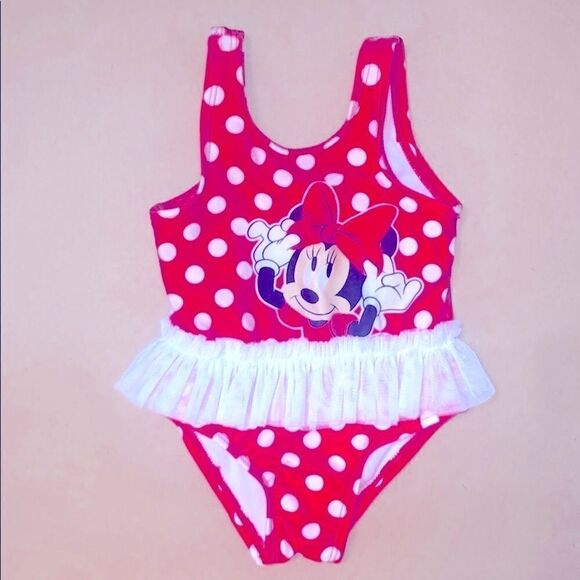 Disney Minnie Mouse Swim Suit - Picture 1 of 4